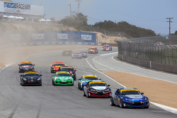 ST start: #5 CJ Wilson Racing Mazda MX-5: Stevan McAleer, Chad McCumbee leads