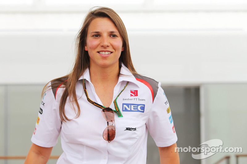 Simona de Silvestro, collaudatrice Sauber F1 Team