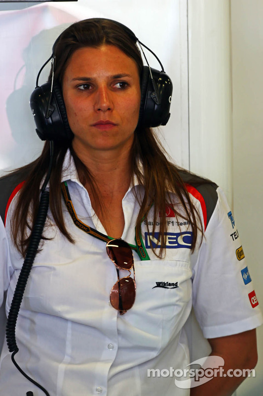 Simona de Silvestro, collaudatrice Sauber F1 Team