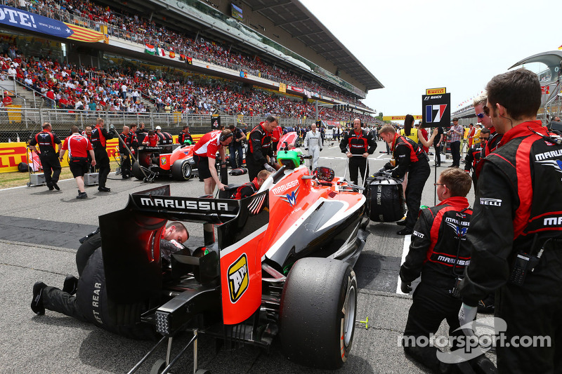 Jules Bianchi, Marussia F1 Takımı MR03 gridde