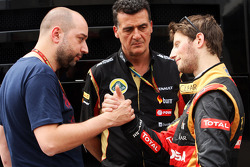 Gérard Lopez avec Federico Gastaldi et Romain Grosjan
