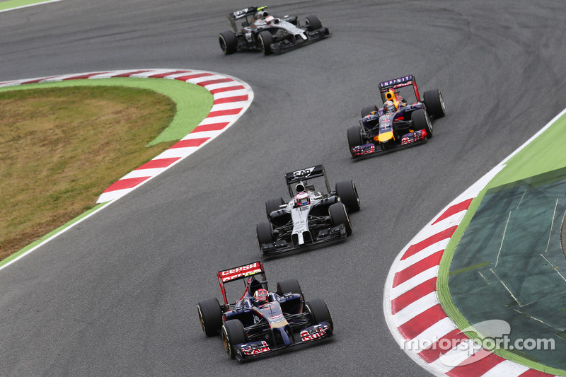 В гонке Даниил боролся с McLaren и Red Bull