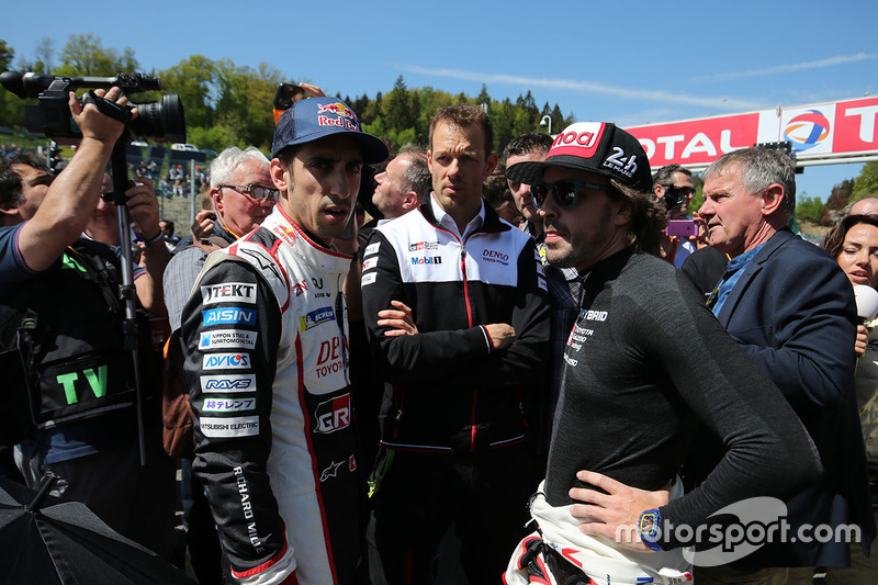 Sébastien Buemi, Fernando Alonso, Alex Wurz, Toyota Gazoo Racing