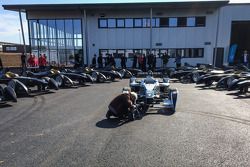 The first 10 Formula E cars are delivered and presented