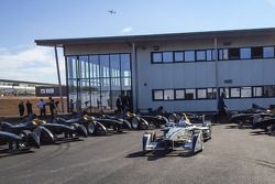 The first 10 Formula E cars are delivered and presented