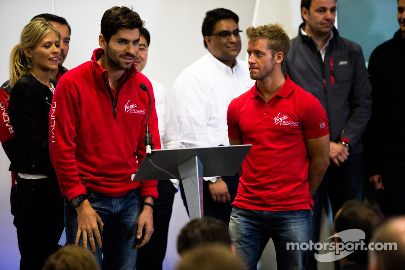 Drivers Jaime Alguersuari and Sam Bird