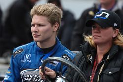 Josef Newgarden e Sarah Fisher