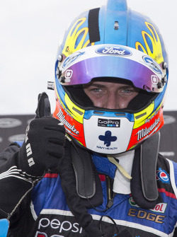 Race winner Chaz Mostert, Ford Performance Racing celebrates