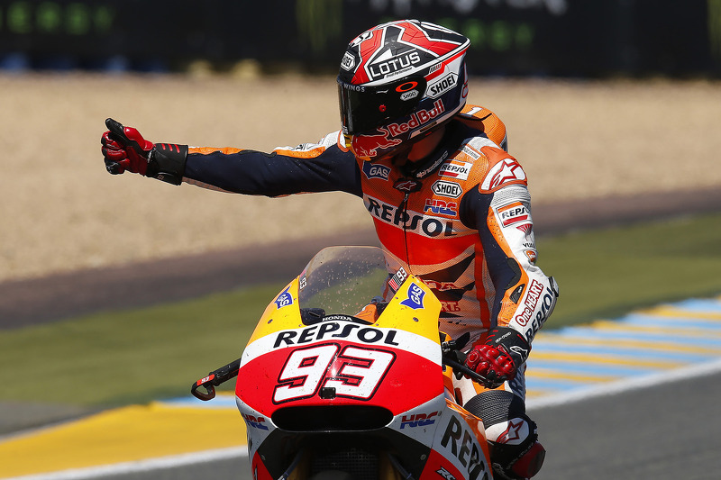 Ganador de la carrea Marc Márquez, Repsol Honda Team