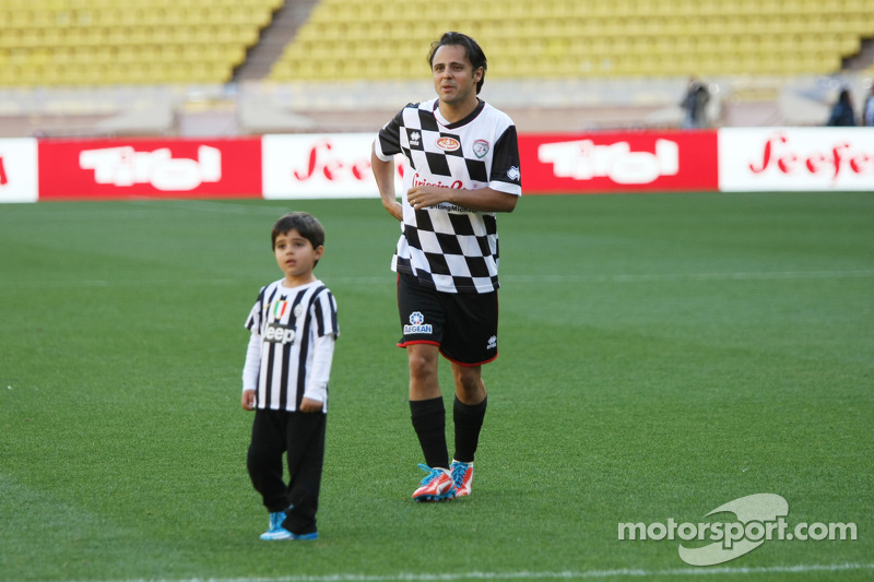 Felipe Massa, at the charity football match