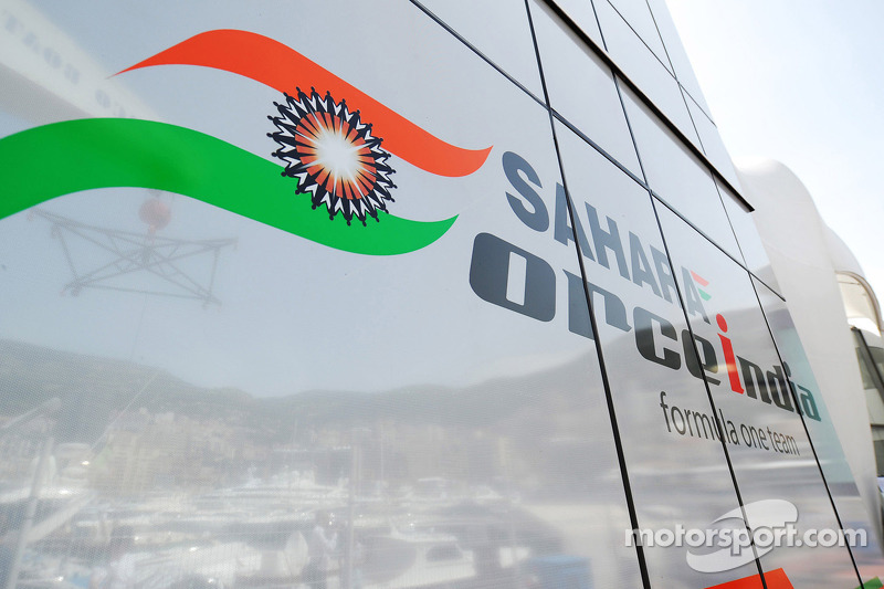 Sahara Force India F1 Team motorhome