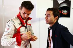 Jules Bianchi, Marussia F1 Team con Nicolas Todt, manager de pilotos