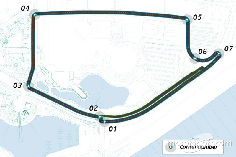 Formula E Long Beach pist düzeni