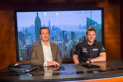 Kurt Busch and Marco Andretti make a media appearance