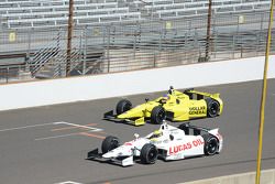 Simon Pagenaud, Schmidt Peterson Hamilton Motorsports Honda and Jacques Villeneuve, Schmidt Petersen Racing