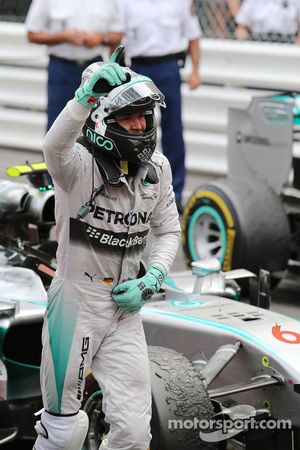 Race winner Nico Rosberg, Mercedes AMG F1 W05 celebrates in parc ferme