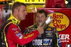 Clint Bowyer and Tony Stewart