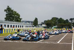 Medya/pilotlar karting yarışı: Yarış Startı