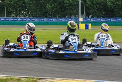 Medya/pilotlar karting yarışı: yarış heyecanı