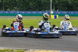 Gioranlisti/piloti gara di Kart: azione di gara