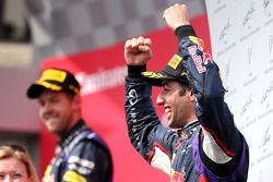Daniel Ricciardo, Red Bull Racing ; Sebastian Vettel, Red Bull Racing