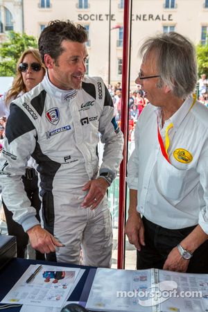 Patrick Dempsey at scrutineering