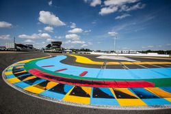 The new kerb at Ford Chicane