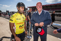 Jean-Claude Biver from LVMH with Karun Chandhok