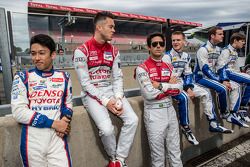 Kazuki Nakajima, Andre Lotterer and Lucas Di Grassi