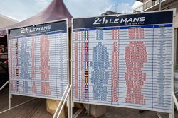 The field of the 82nd 24 Hours of Le Mans at scrutineering