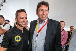 Lotus T129 LMP1 presentatie: Christophe Bouchut met Gérard Neveu, CEO van het FIA WEC