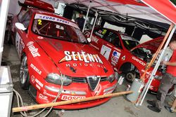 A pair of Alfa Romeo 156's