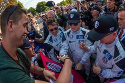 Patrick Dempsey, Joe Foster, Patrick Long signing autographs