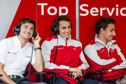 Marco Bonanomi, Oliver Jarvis and Filipe Albuquerque