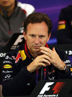 Christian Horner, Red Bull Racing Team Principal in the FIA Press Conference