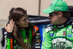Danica Patrick and Ricky Stenhouse Jr.