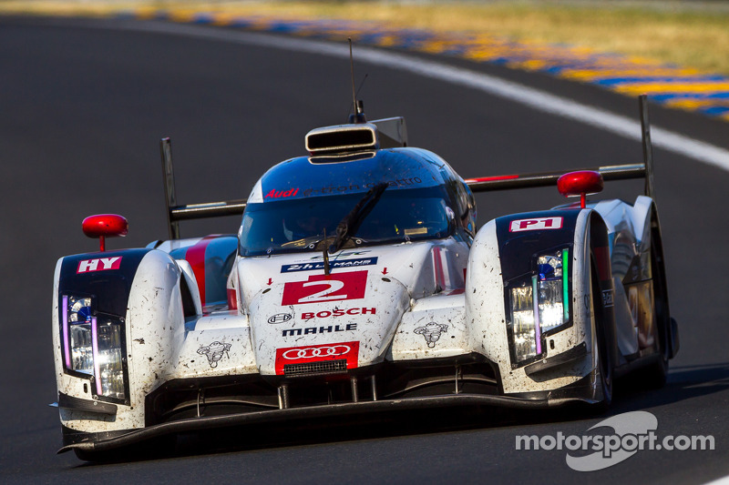 #2 Audi Sport Team Joest Audi R18 E-Tron Quattro: Marcel Fässler, Andre Lotterer, Benoit Tréluyer