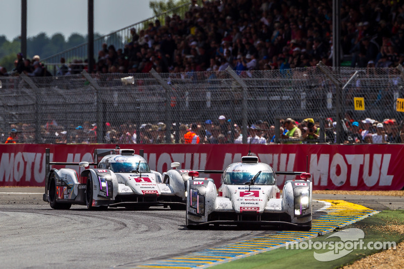 #2 Audi Sport Team Joest Audi R18 E-Tron Quattro: Marcel Fässler, Andre Lotterer, Benoit Tréluyer