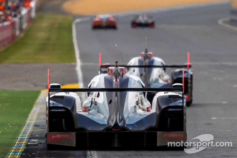 #1 Audi Sport Team Joest Audi R18 E-Tron Quattro: Lucas Di Grassi, Marc Gene, Tom Kristensen