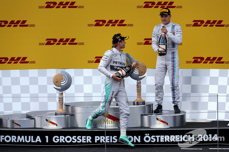 Nico Rosberg, Mercedes AMG F1 Takımı ve Valtteri Bottas, Williams F1 Takımı