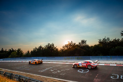 #66 Dörr Motorsport McLaren MP4-12C: Kevin Estre, Peter Cox, Tim Mullen, Sascha Bert, #1 Black Falcon Mercedes-Benz SLS AMG GT3: Lance David Arnold, Jeroen Bleekemolen, Andreas Simonsen, Christian Menzel