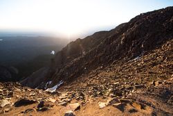 A vista de Pikes Peak