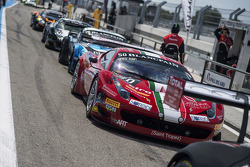 #50 AF Corse Ferrari 458 Italia: Andrew Danyliw, Simon Knap, Andrea Sonvico