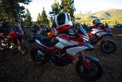 Ducati bikes ready for the race