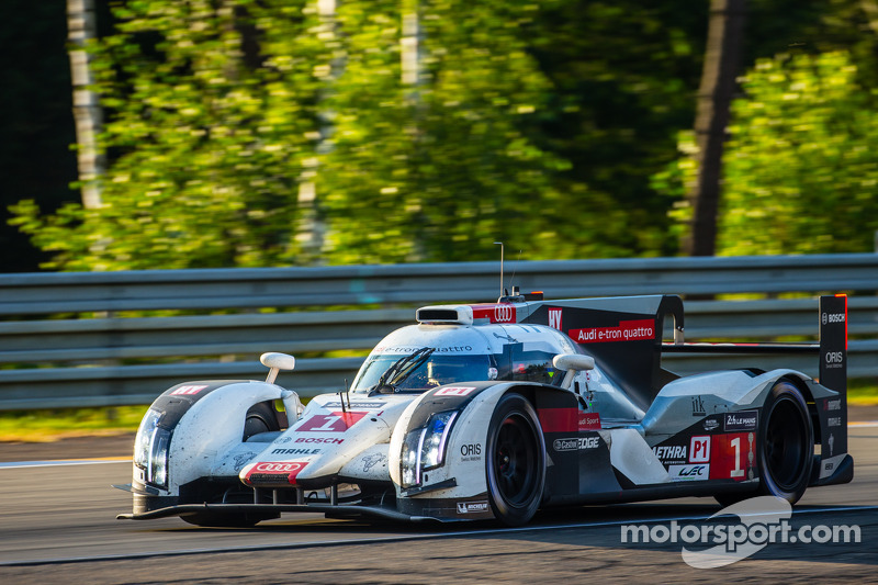 #1 Audi Sport Team Joest Audi R18 E-Tron Quattro: Lucas Di Grassi, Marc Gene, Tom Kristensen