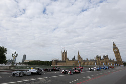 Vetture Formula E nel centro di Londra