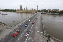 Vetture Formula E nel centro di Londra