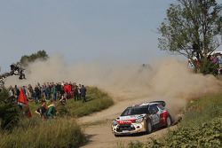 Mads Ostberg and Jonas Andersson, Citroën DS3 WRC, Citroën Total Abu Dhabi World Rally Team