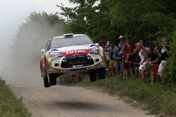 Mads Ostberg and Jonas Andersson, Citroën DS3 WRC, Citroën Total Abu Dhabi World Rally Team