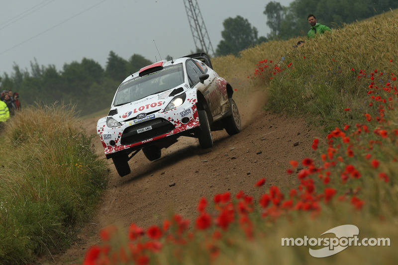 Robert Kubica e Maciek Szczepaniak, Ford Fiesta WRC